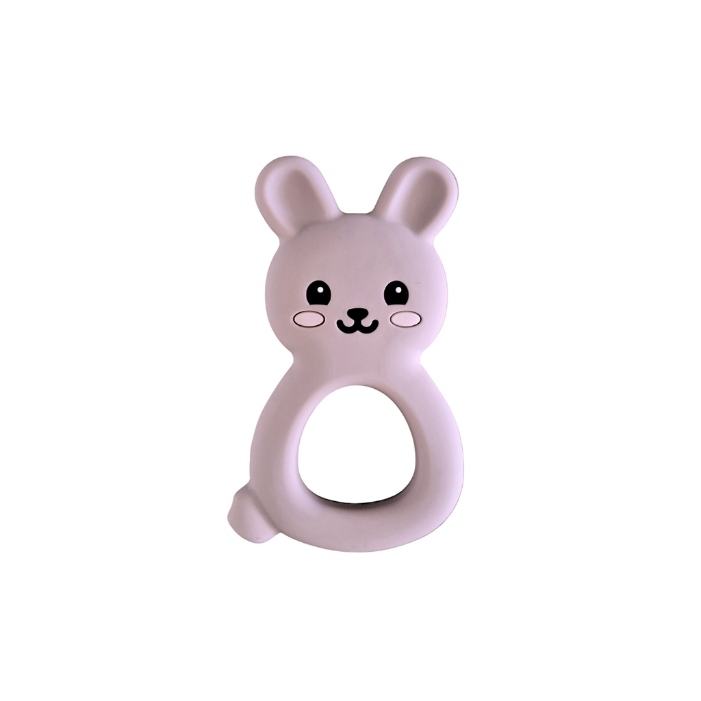 Snuggle Bunny Teether - BPA FREE Food Grade Silicone