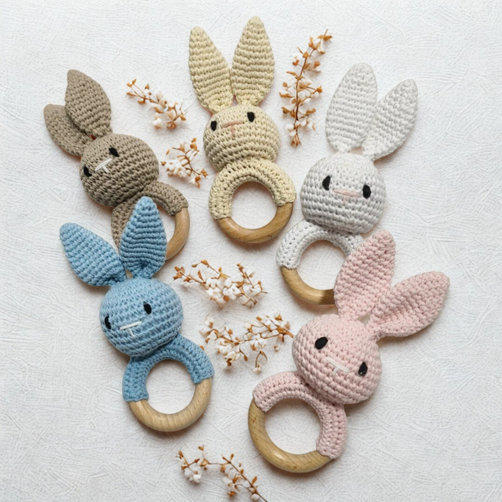 Crochet Bunny Rattle