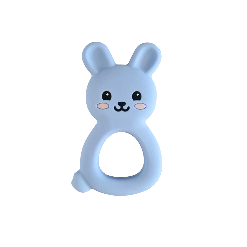 Snuggle Bunny Teether - BPA FREE Food Grade Silicone