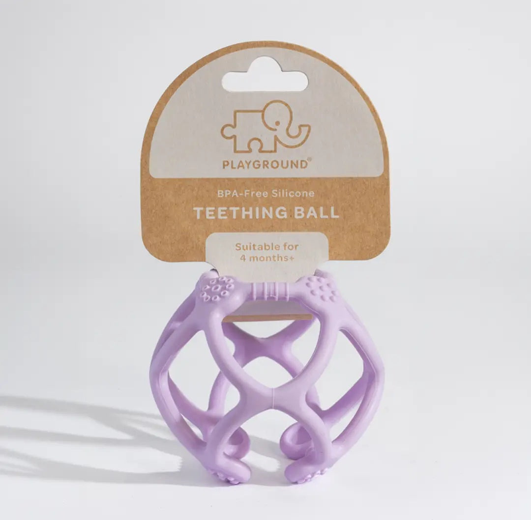 Silicon Teething Ball - Light Purple