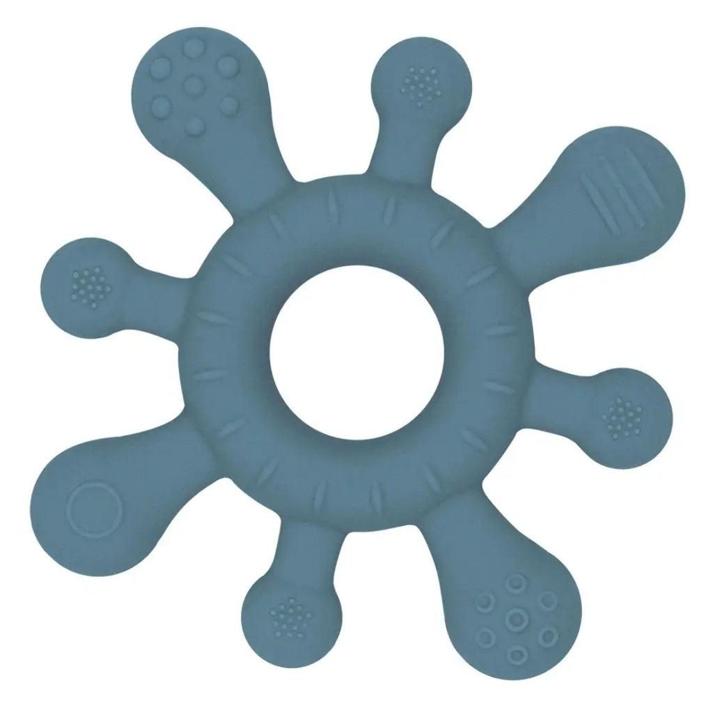 Silicon Splash Teether - Steel Blue