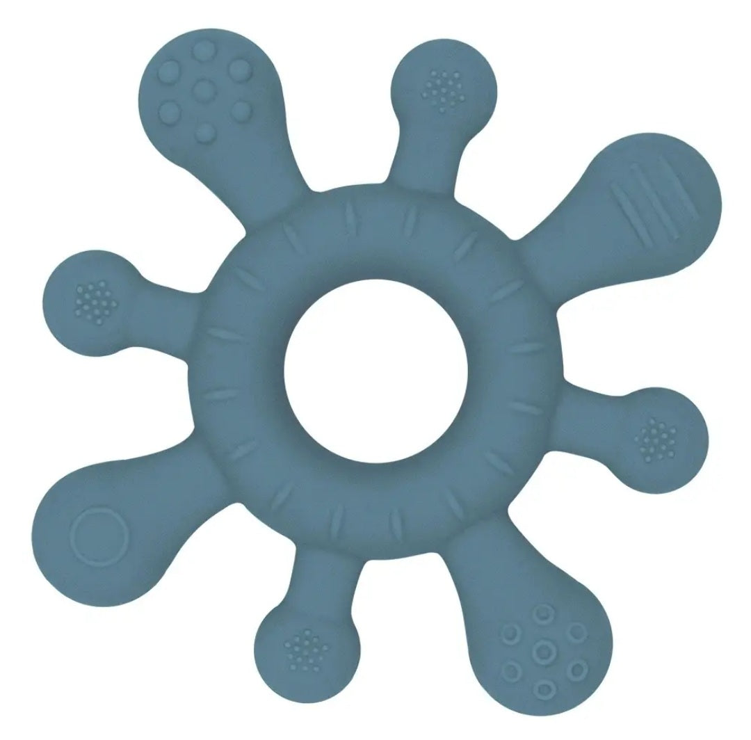 Silicon Splash Teether - Steel Blue