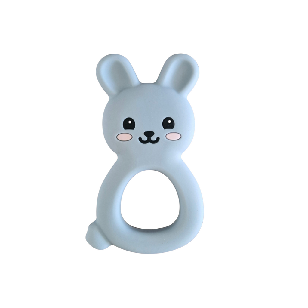 Snuggle Bunny Teether - BPA FREE Food Grade Silicone