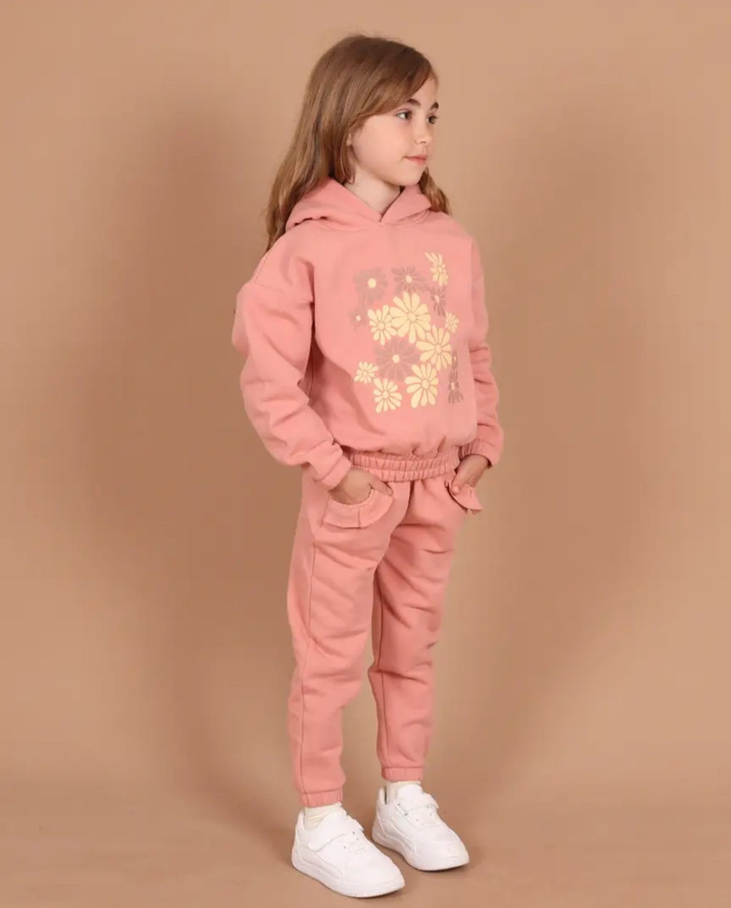 Bouquet Hoodie - Dusty Rose