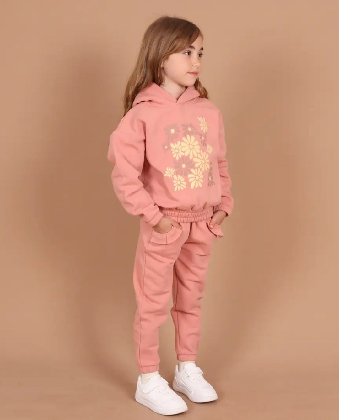 Bouquet Hoodie - Dusty Rose