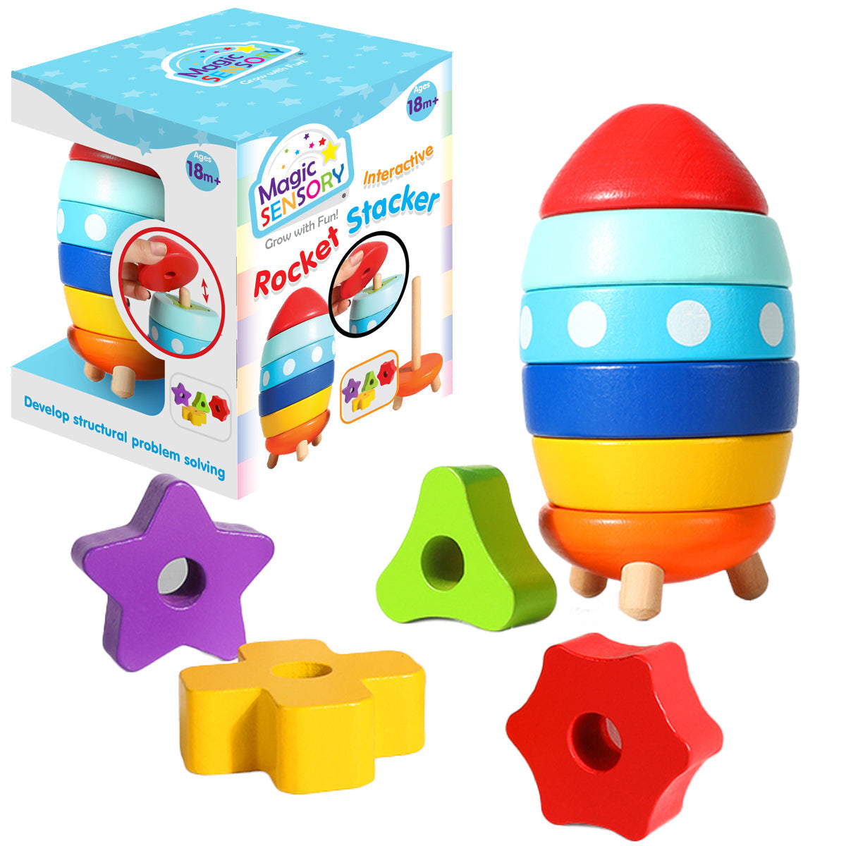 Magic Sensory Rocket Stacker