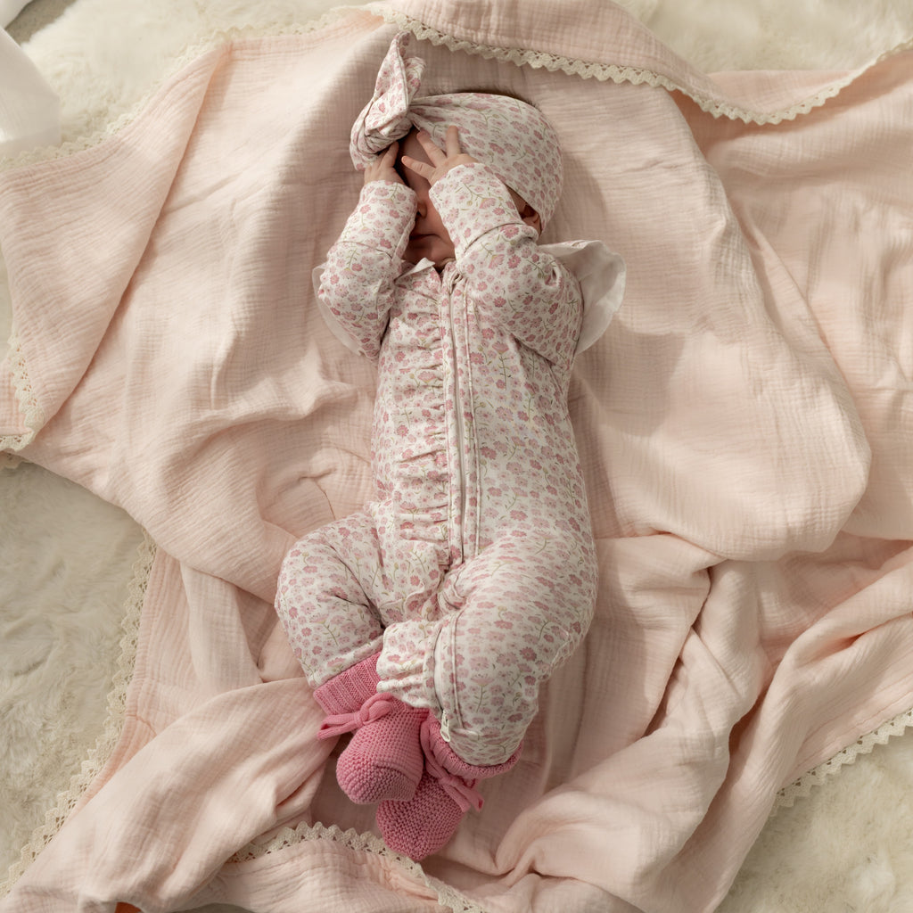 Seashell Bloom Zipsuit