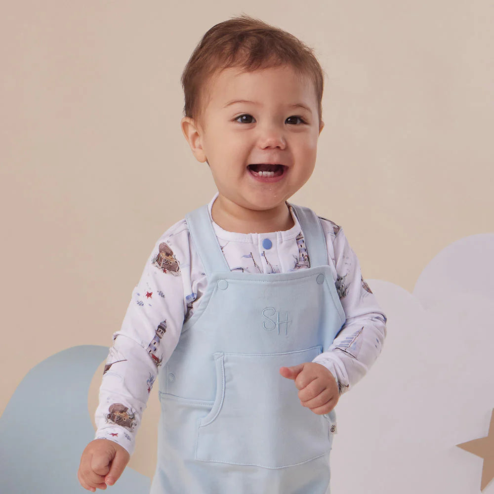Snuggle Hunny - LS Organic Bodysuit - Set Sail