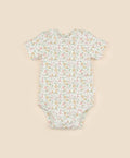 Organic Cotton Short Sleeve Bodysuit - Daisies