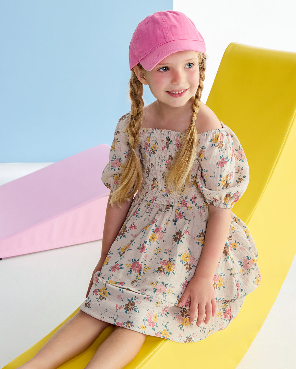 Yasmine Shirred Dress