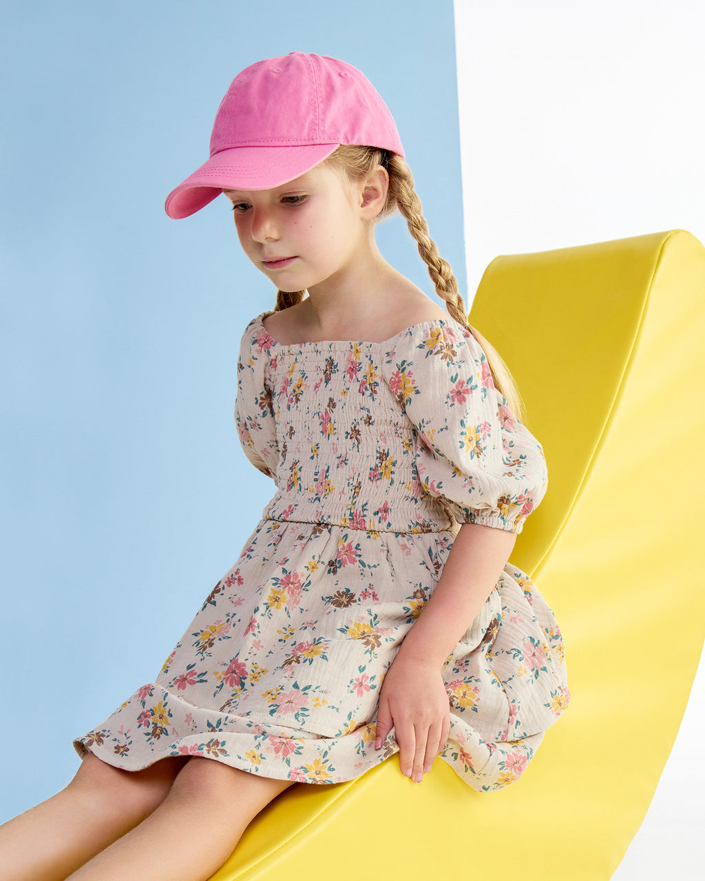 Yasmine Shirred Dress