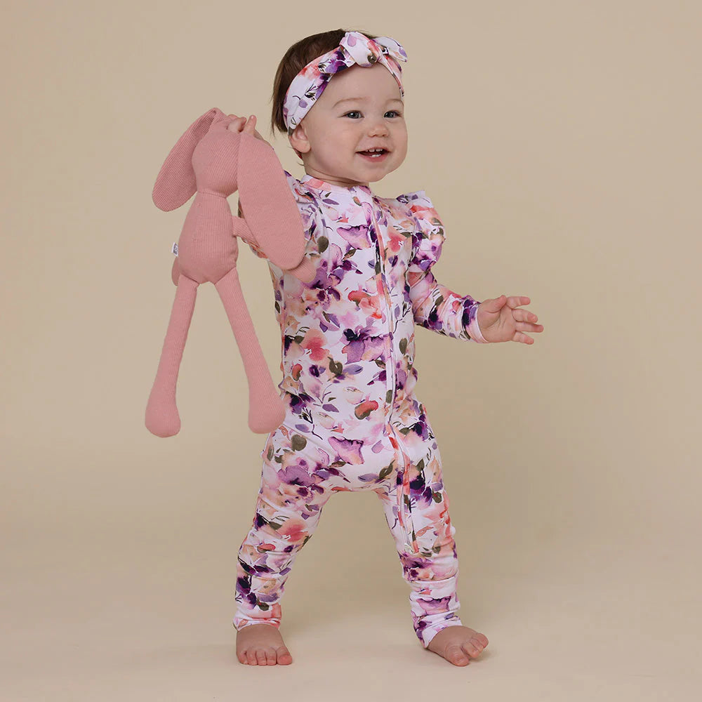 Snuggle Hunny - Convertable Romper - Blushing Beauty