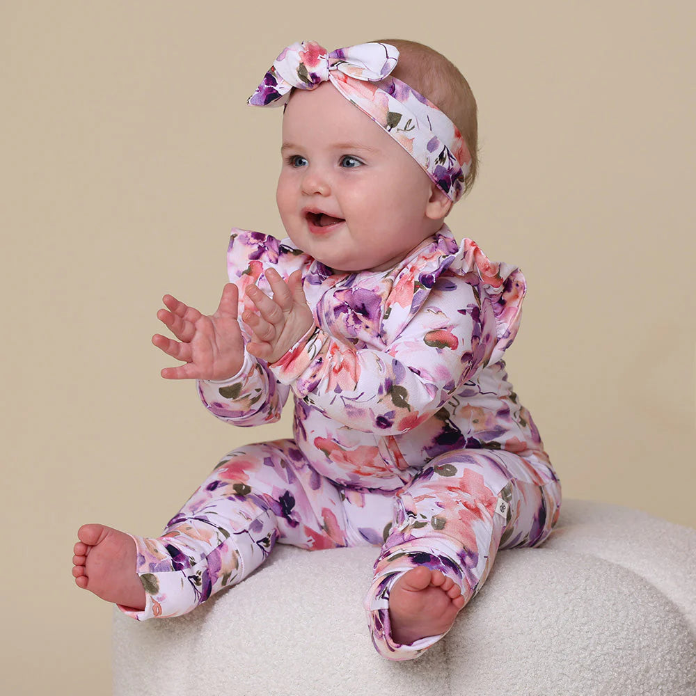 Snuggle Hunny - Convertable Romper - Blushing Beauty