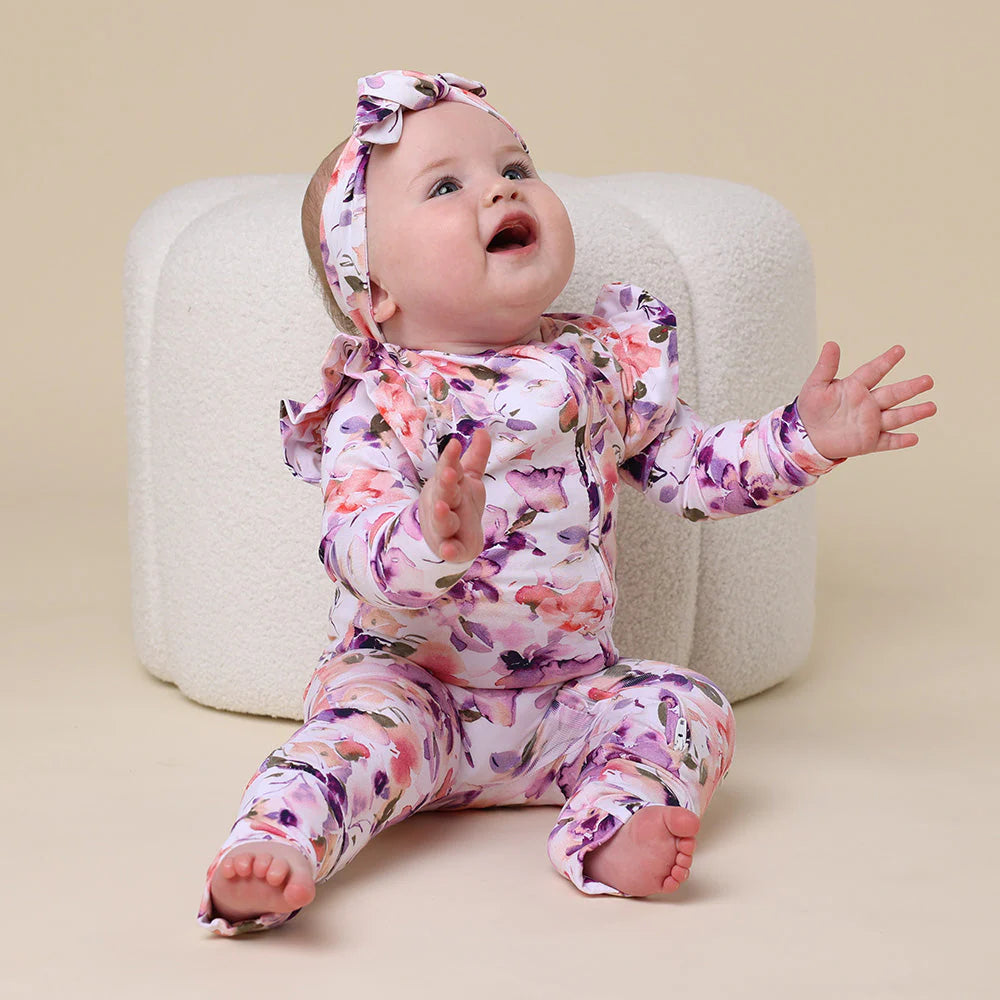 Snuggle Hunny - Convertable Romper - Blushing Beauty