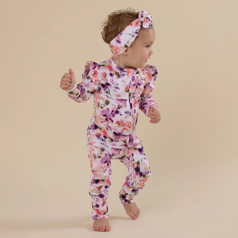 Snuggle Hunny - Convertable Romper - Blushing Beauty