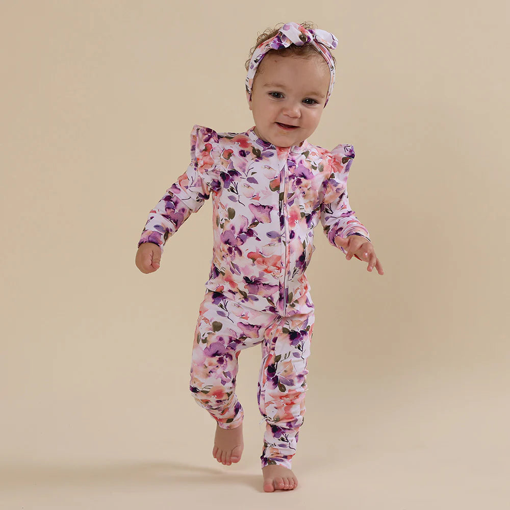 Snuggle Hunny - Convertable Romper - Blushing Beauty