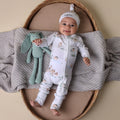 Snuggle Hunny Organic Snugglesuit Covertible Romper - Duck Pond