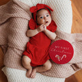 Snuggle Hunny Red Short Sleeve Organic Dress