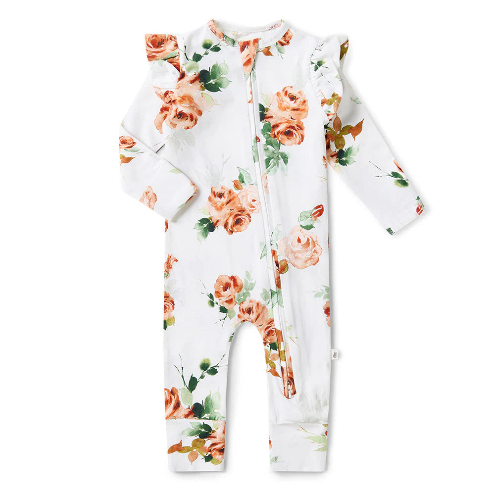 Snuggle Hunny - Convertable Romper - Rosebud