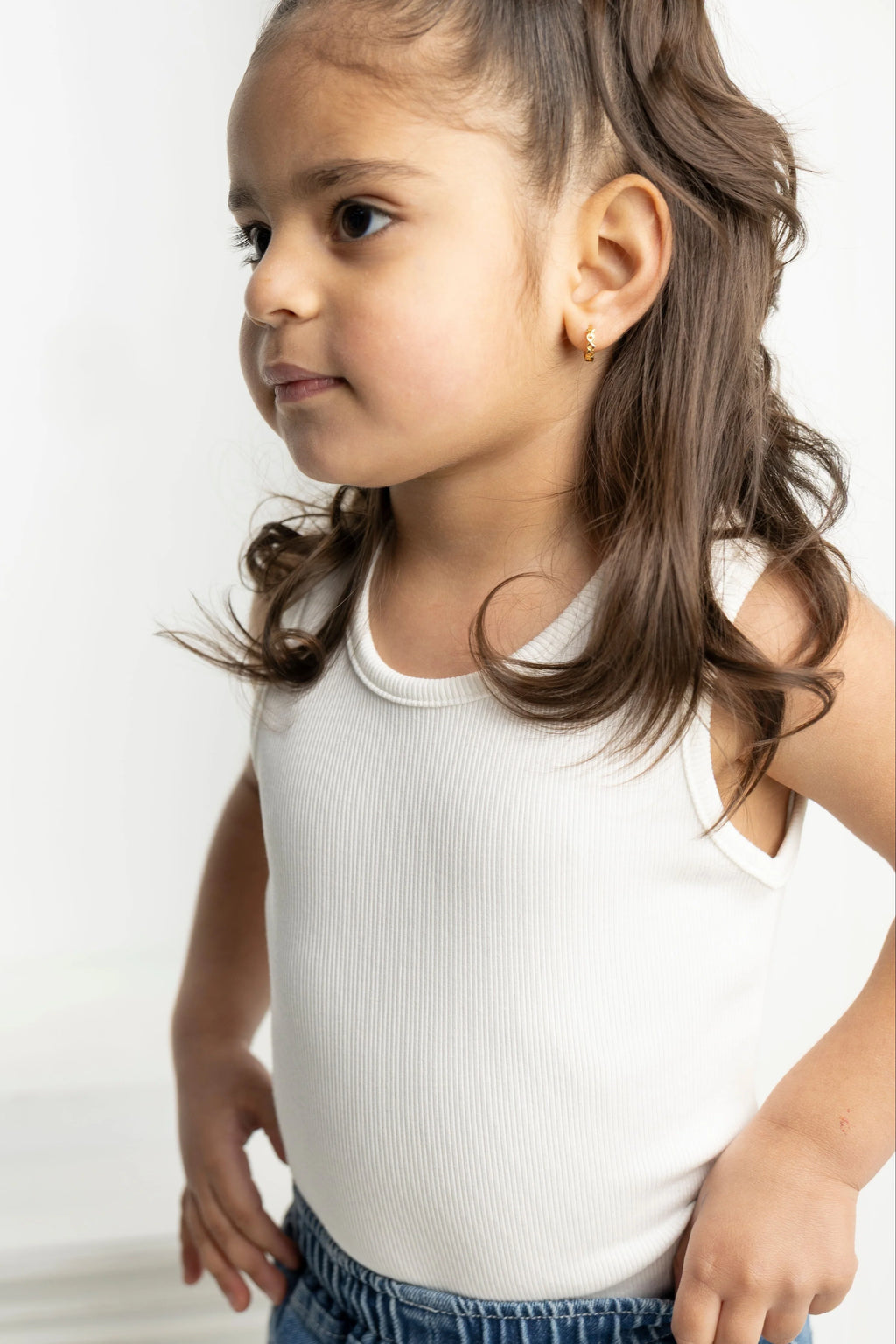 Cracked Soda - Stella Ribbed Tank - White