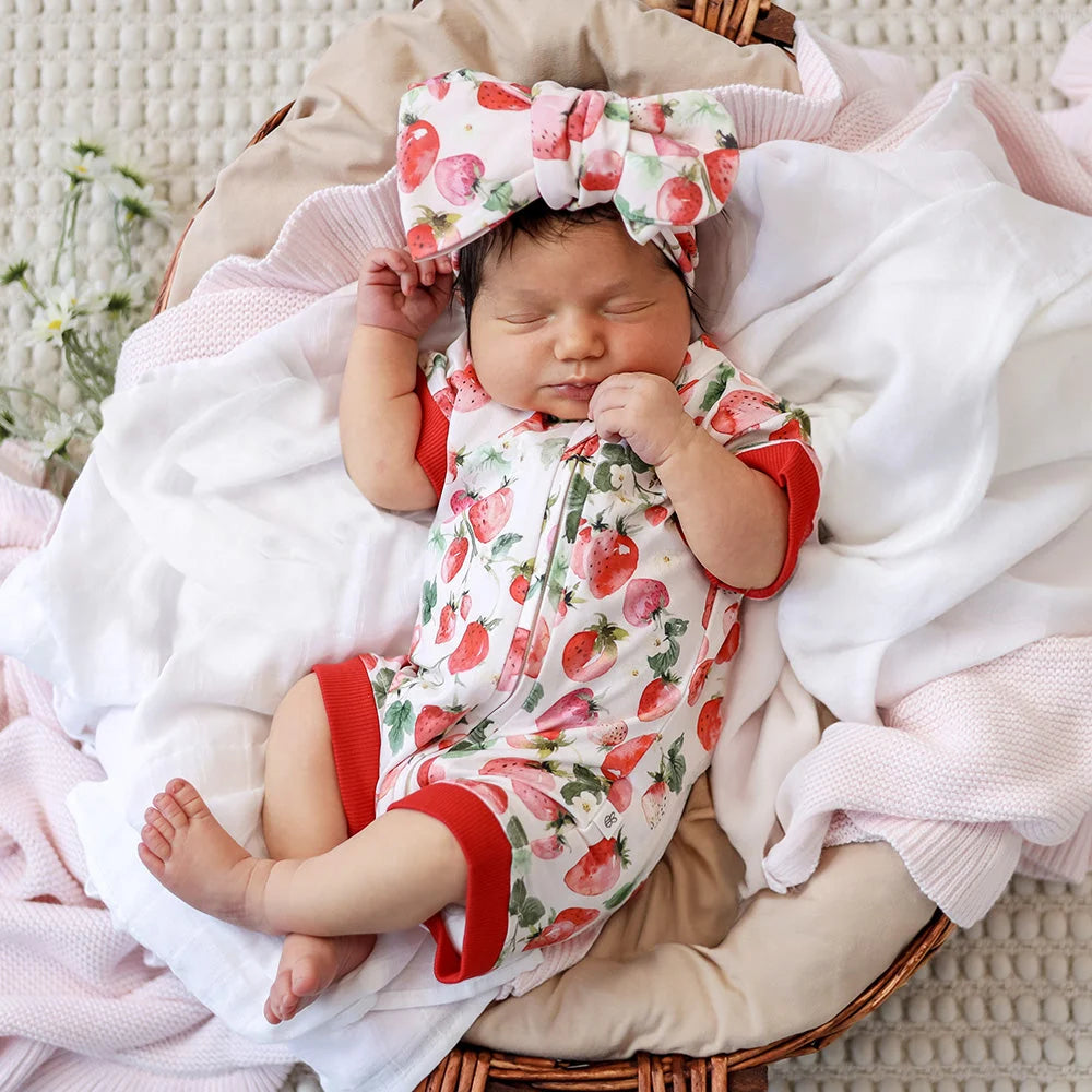 Snuggle Hunny - Strawberry Organic Snuggle Shortie