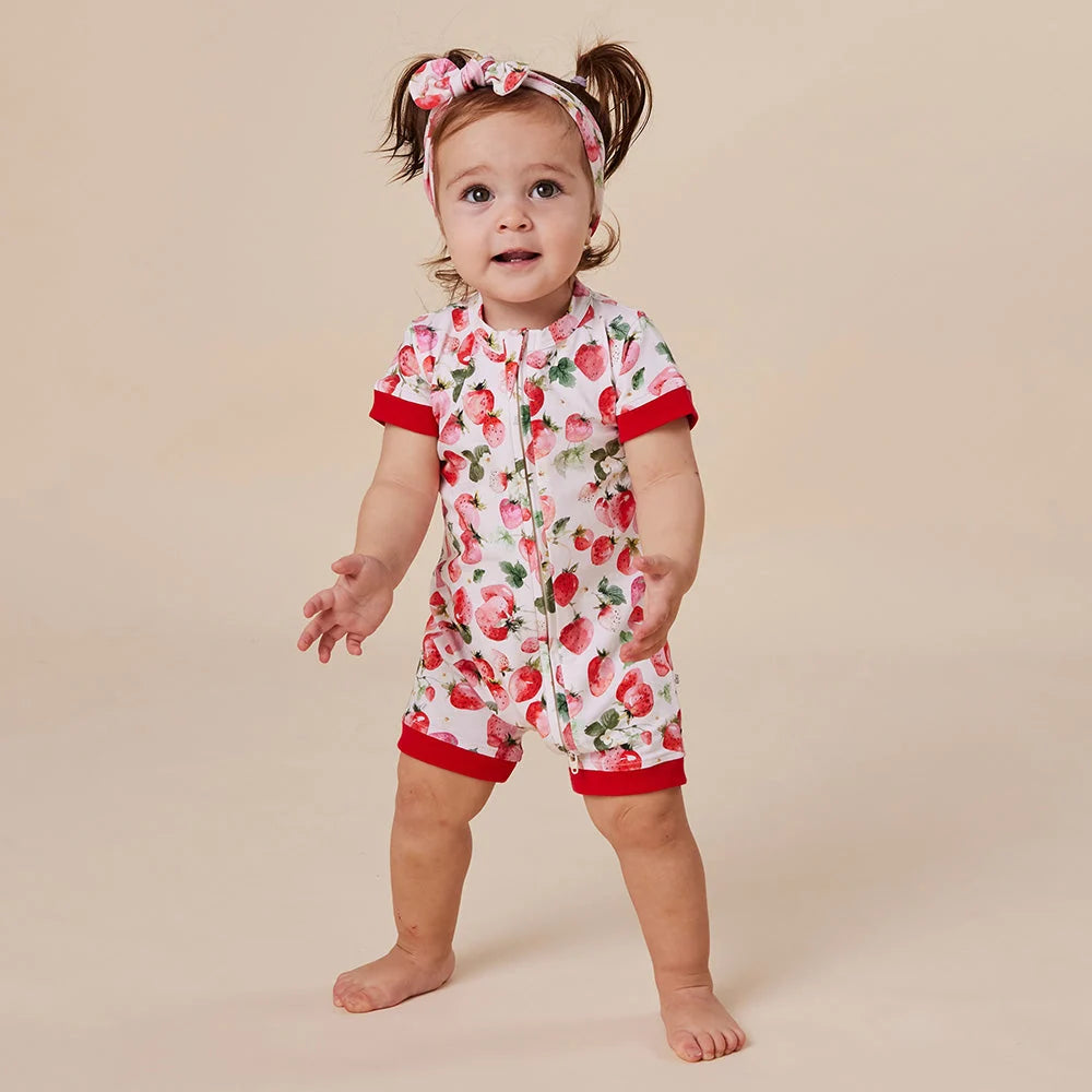 Snuggle Hunny - Strawberry Organic Snuggle Shortie