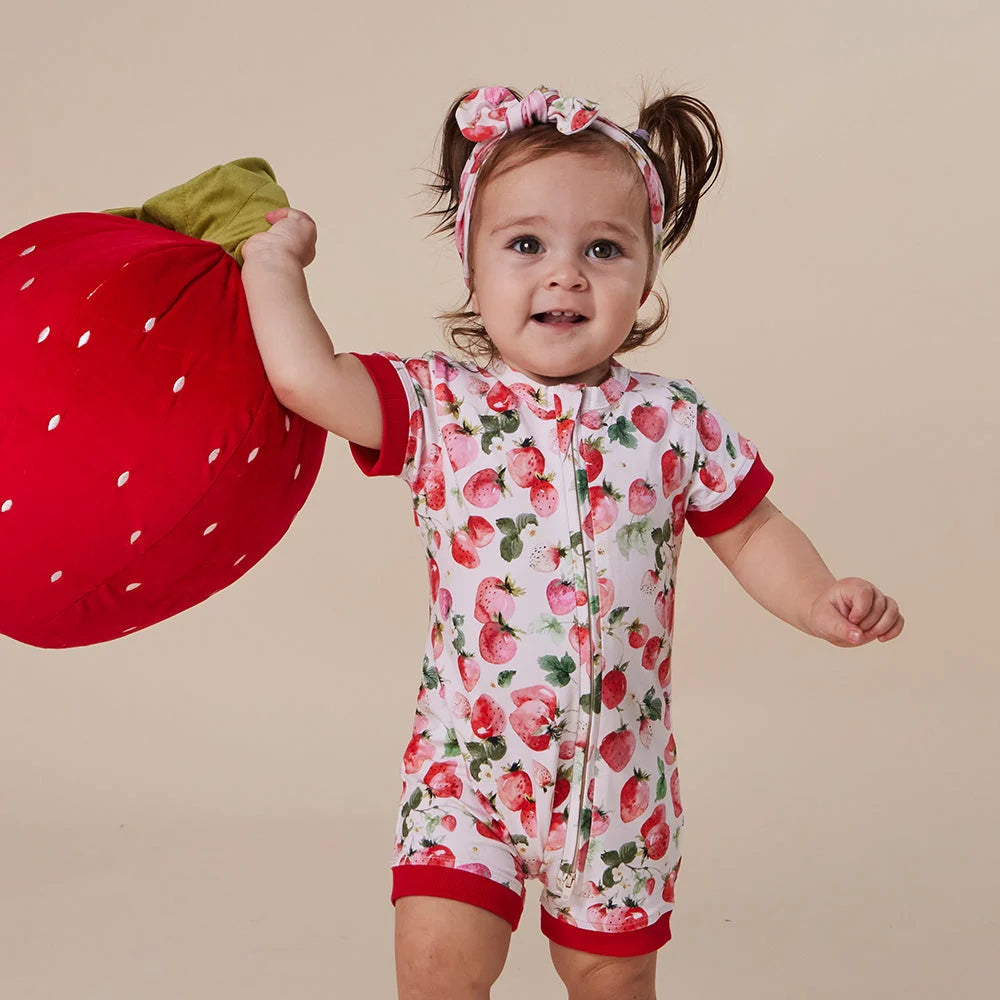 Snuggle Hunny - Strawberry Organic Snuggle Shortie