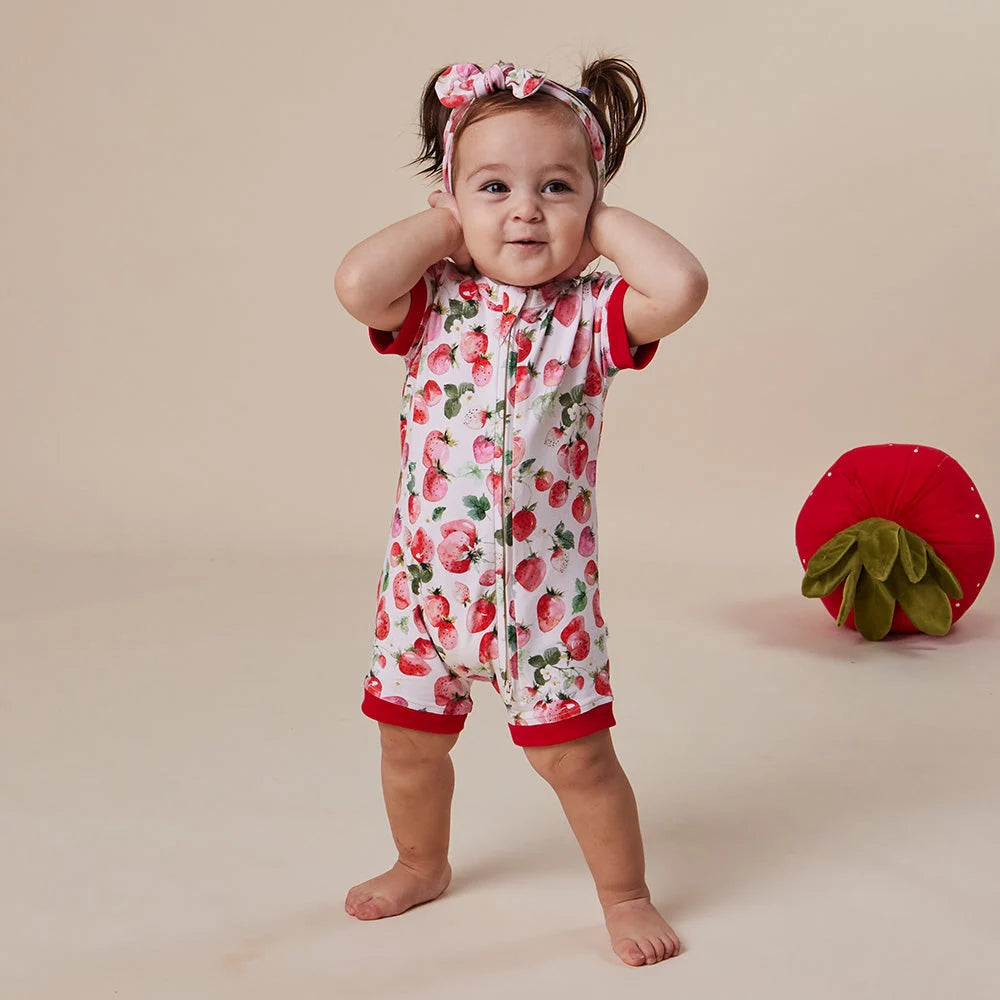 Snuggle Hunny - Strawberry Organic Snuggle Shortie