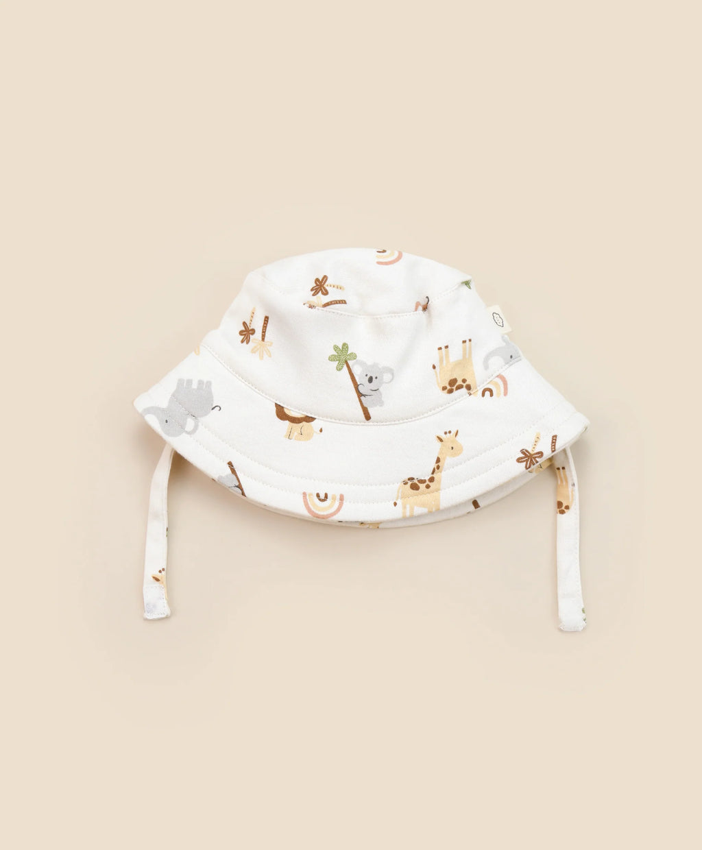 Organic Cotton Bucket Sun Hat - Zoo