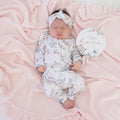 Snuggle Hunny - Organic Snugglesuit Convertable Romper - Sweet Swallows