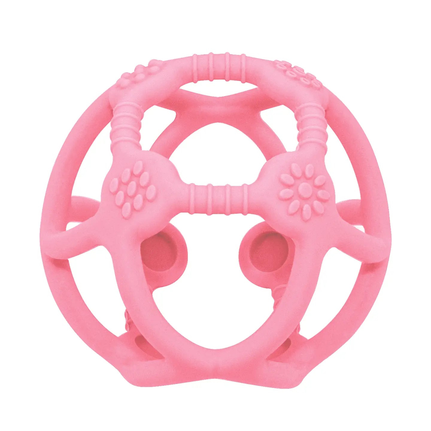 Silicon Teething Ball - Light Pink