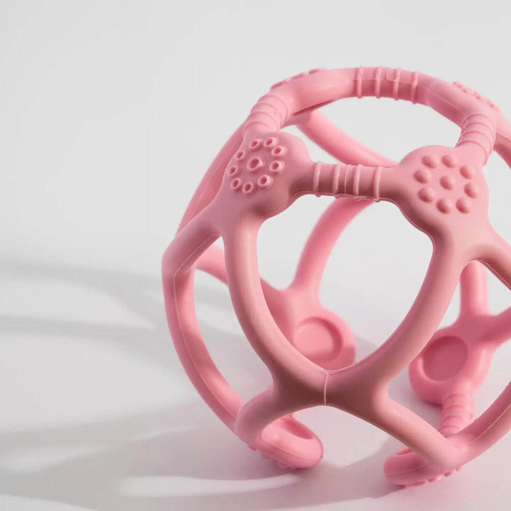 Silicon Teething Ball - Light Pink