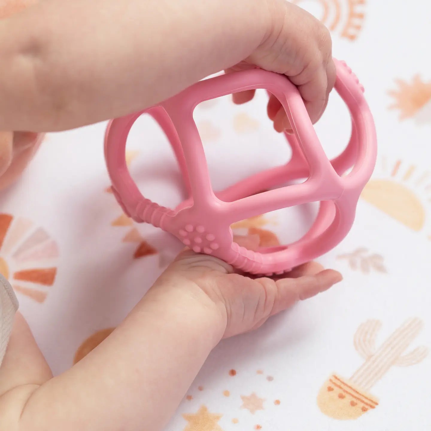 Silicon Teething Ball - Light Pink
