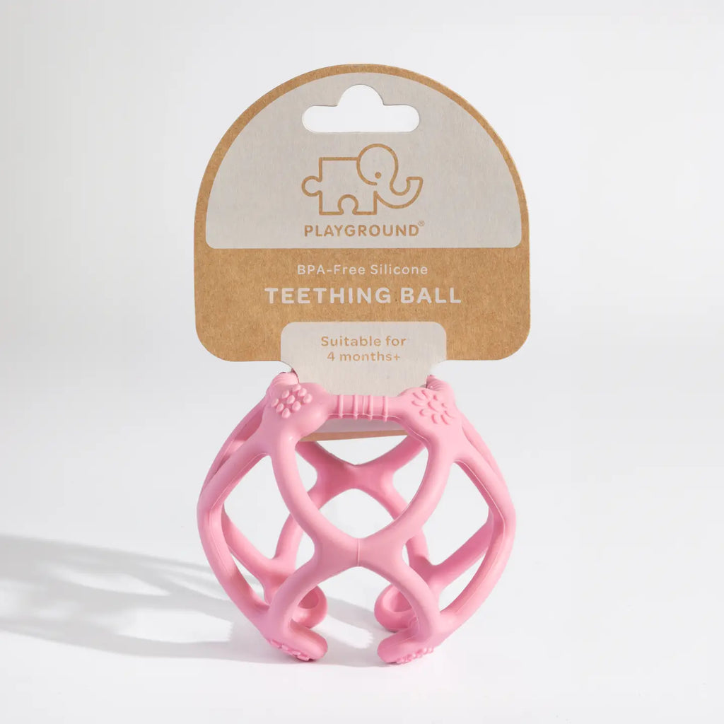 Silicon Teething Ball - Light Pink
