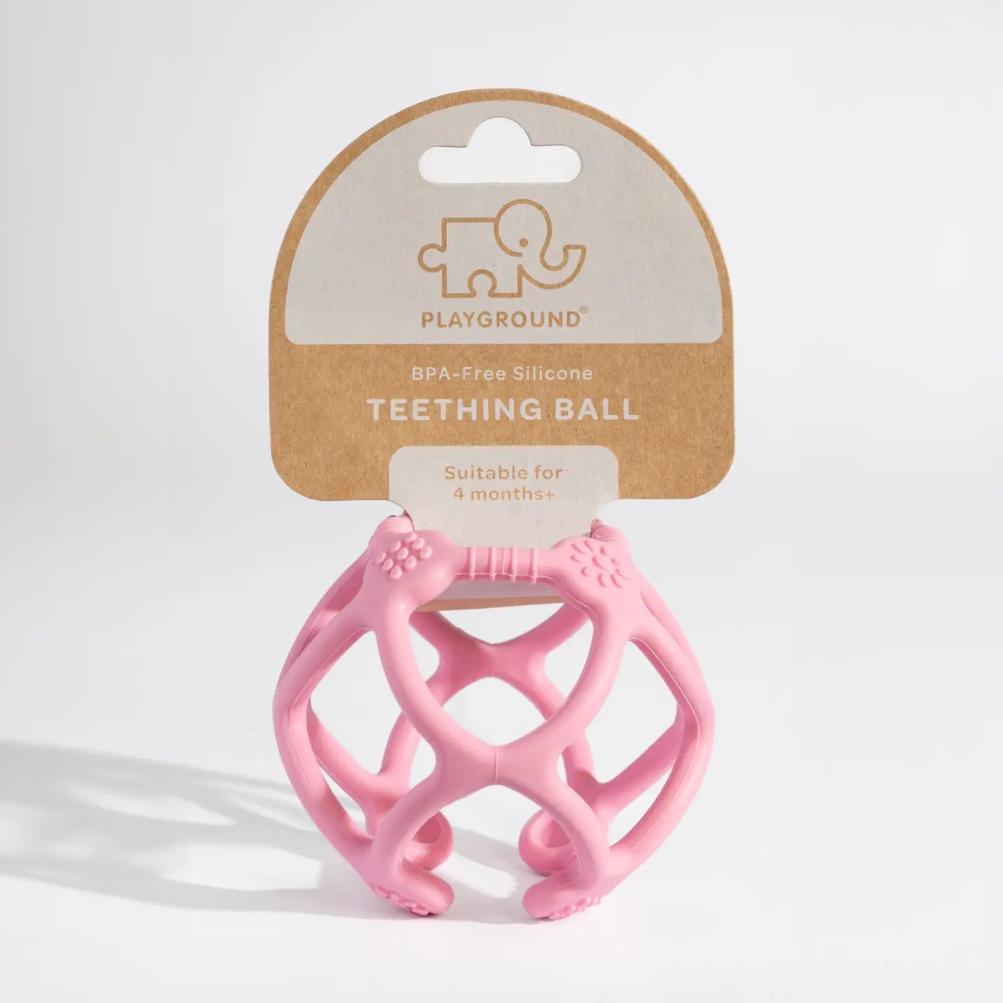 Silicon Teething Ball - Light Pink