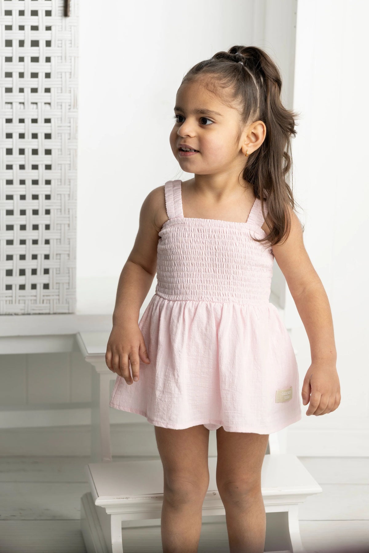 Cracked Soda - Tilli Bodysuit Dress - Pink
