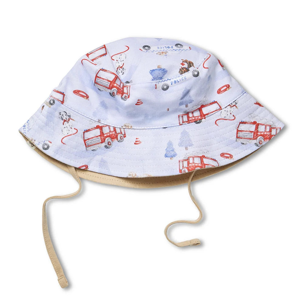 Snuggle Hunny To The Rescue Reversible Cotton Bucket Hat