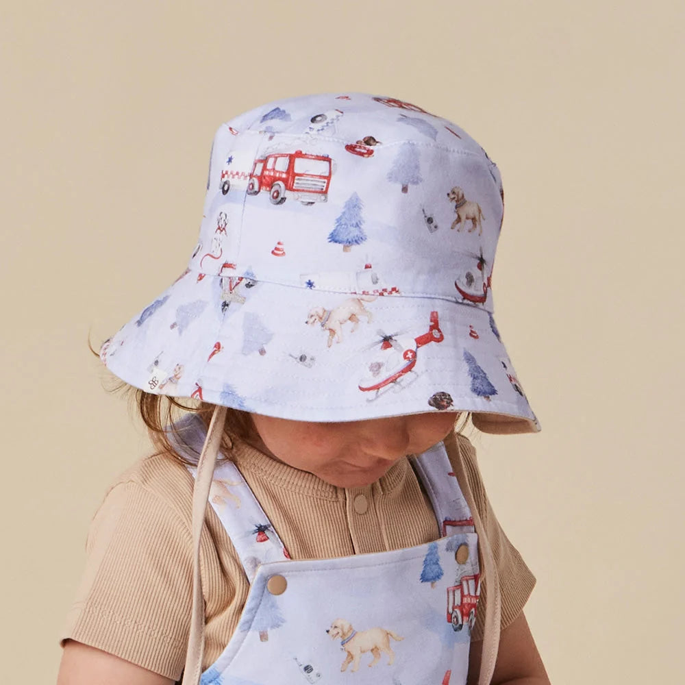 Snuggle Hunny To The Rescue Reversible Cotton Bucket Hat
