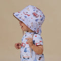 Snuggle Hunny To The Rescue Reversible Cotton Bucket Hat