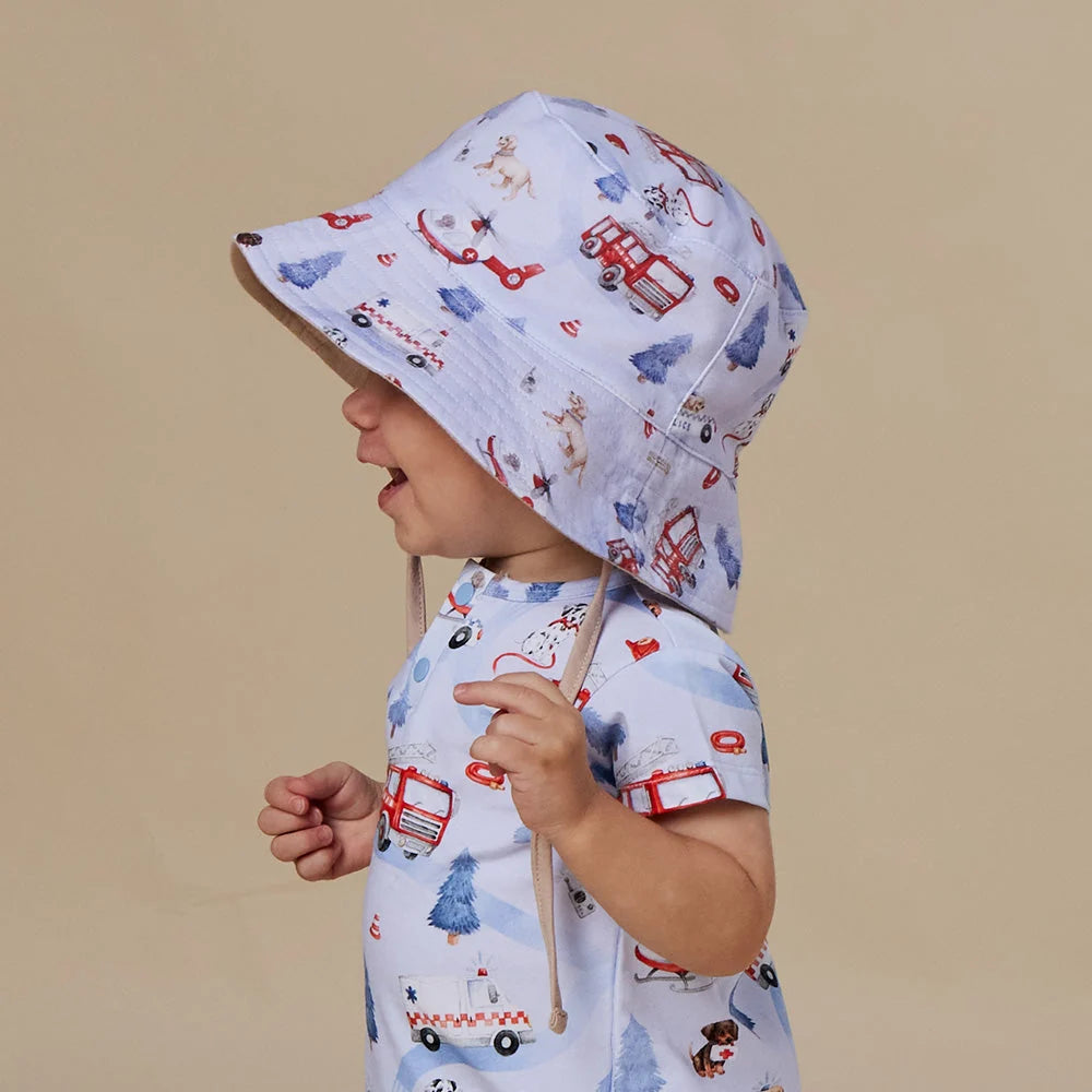 Snuggle Hunny To The Rescue Reversible Cotton Bucket Hat