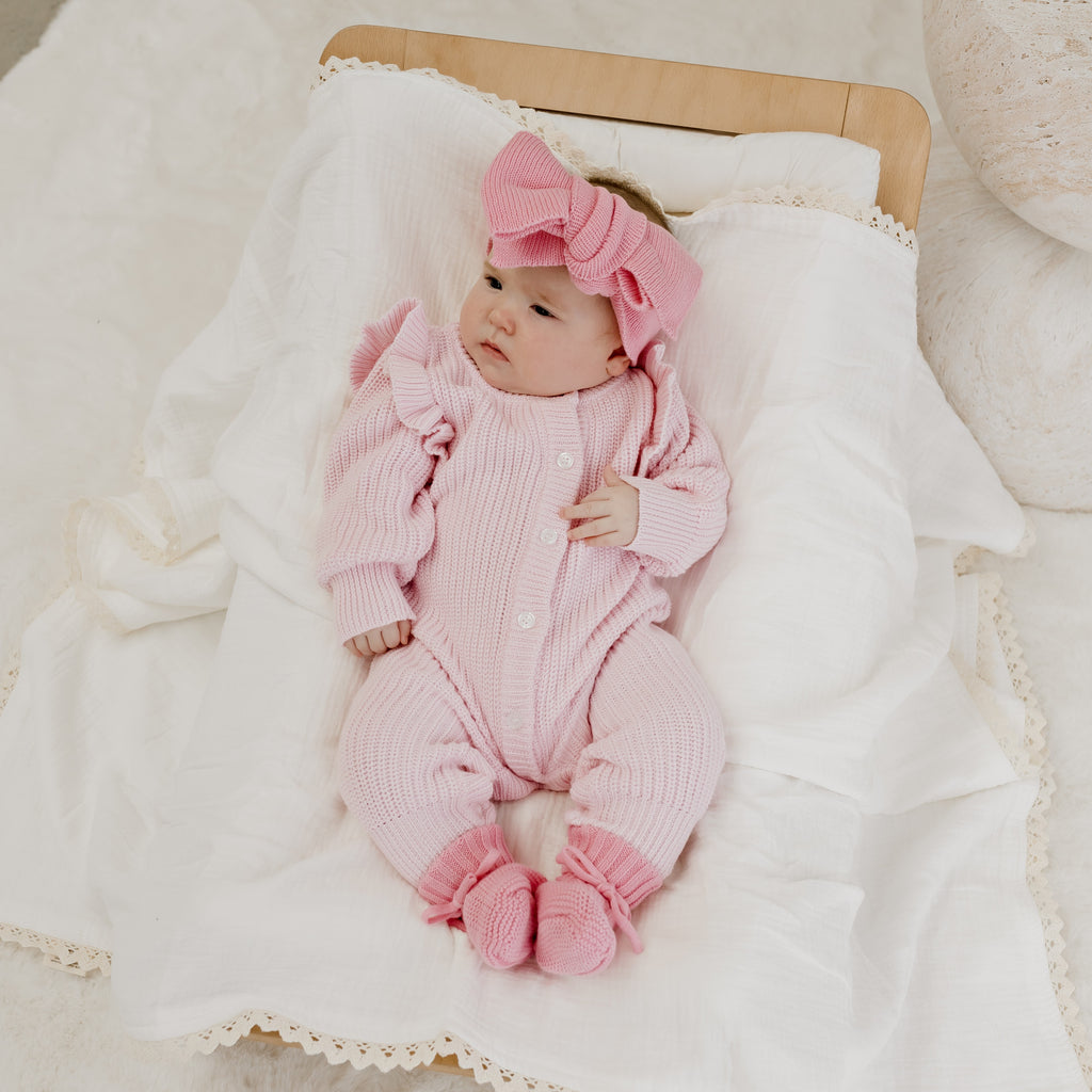 Oversized Topknot - Rosewater