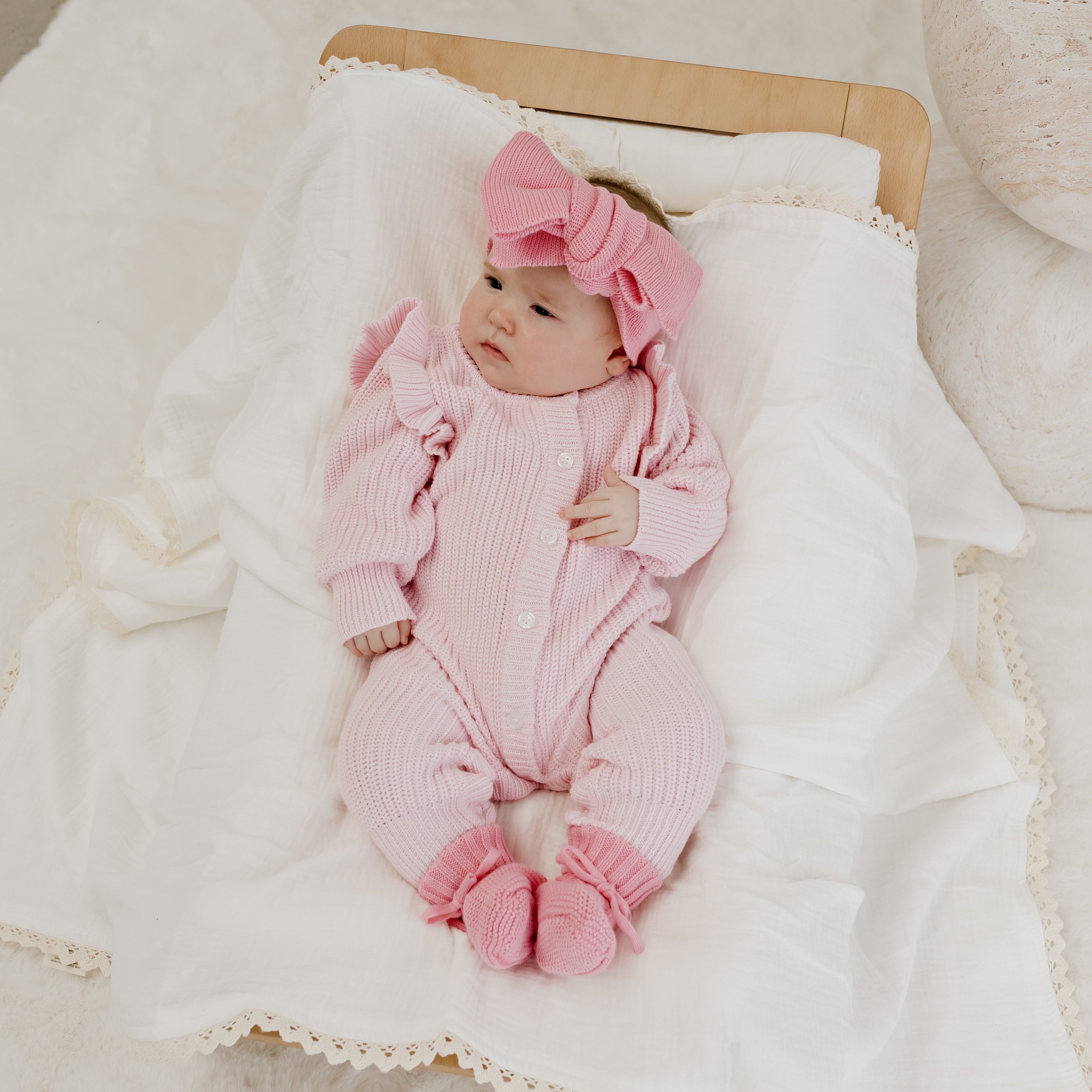 Oversized Topknot - Rosewater