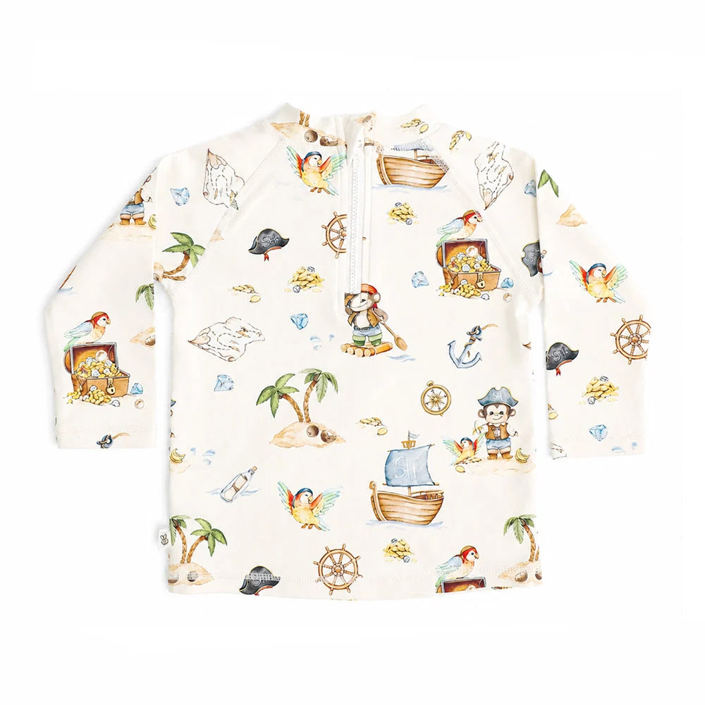 Snuggle Hunny Treasure Island Rashie Vest