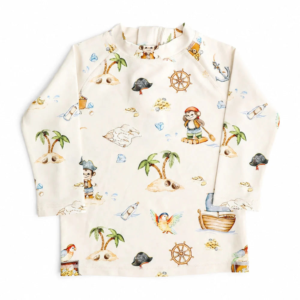 Snuggle Hunny Treasure Island Rashie Vest