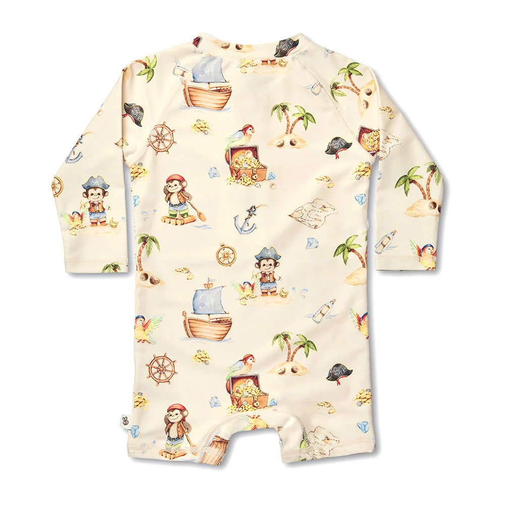 Snuggle Hunny Treasure Island Swim Shortie