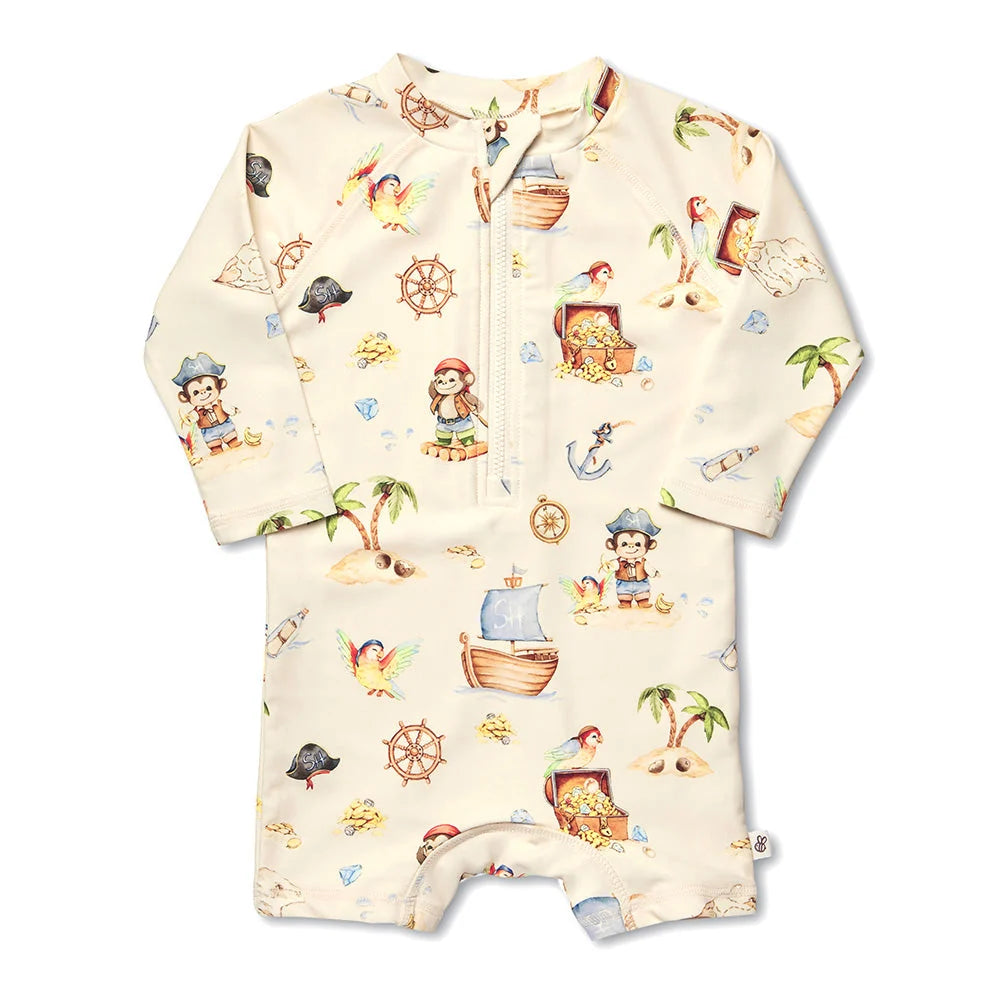Snuggle Hunny Treasure Island Swim Shortie