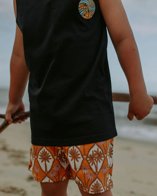 Born To Fish, Forced To Go To Kindy, Muscle Tee, B