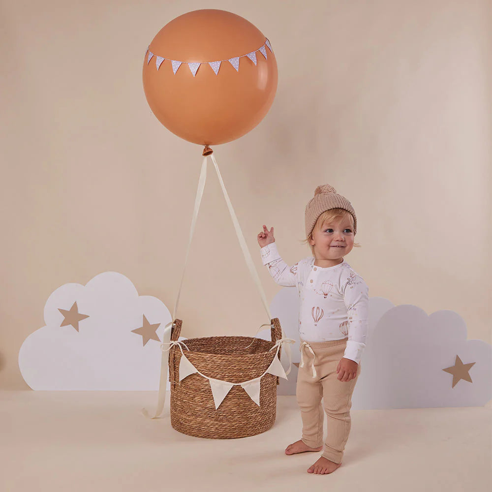 Snuggle Hunny - LS Organic Bodysuit - Up & Away