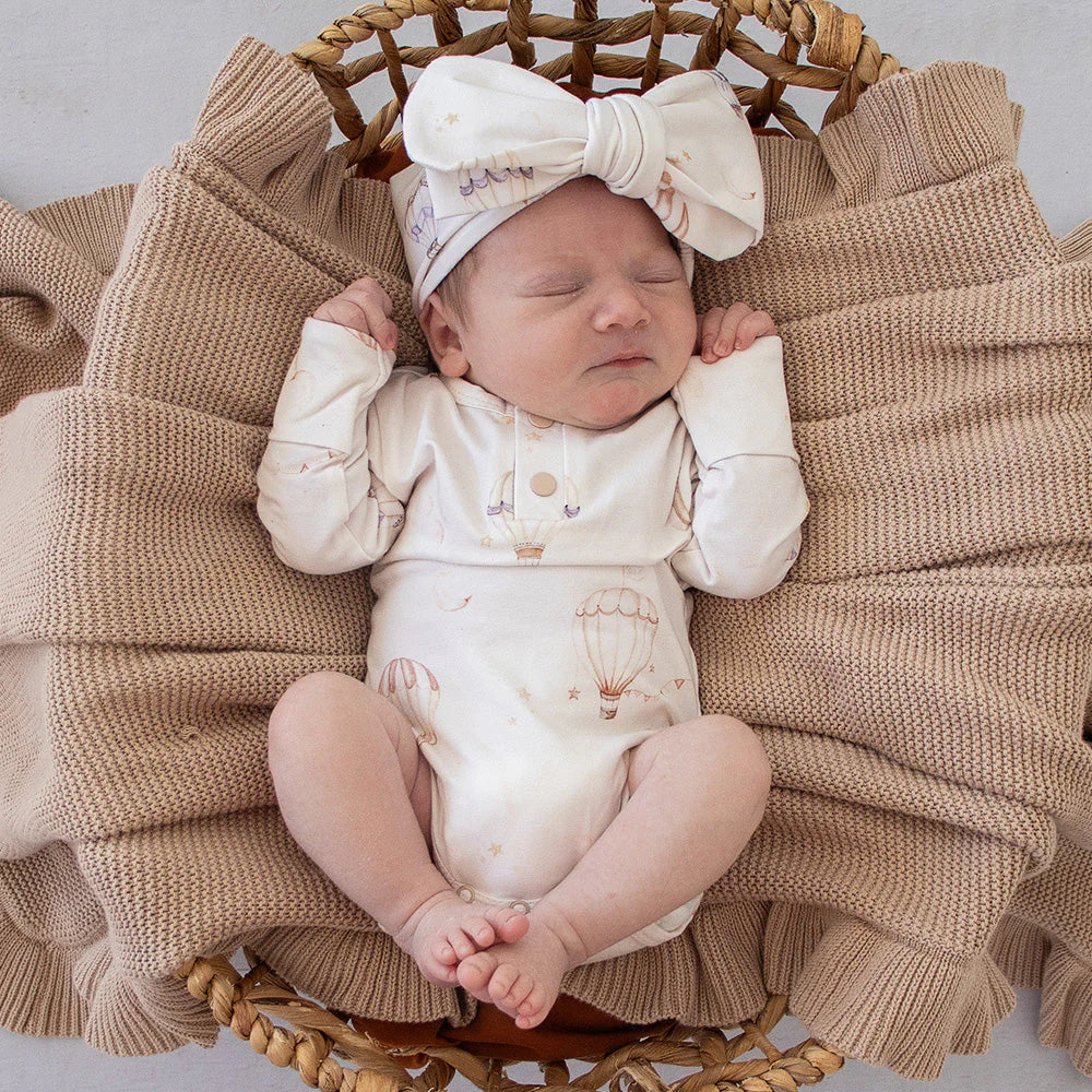 Snuggle Hunny - LS Organic Bodysuit - Up & Away