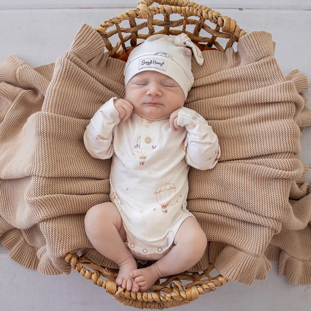 Snuggle Hunny - LS Organic Bodysuit - Up & Away